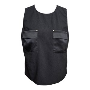 WHBM Black Sleeveless Blouse - Small